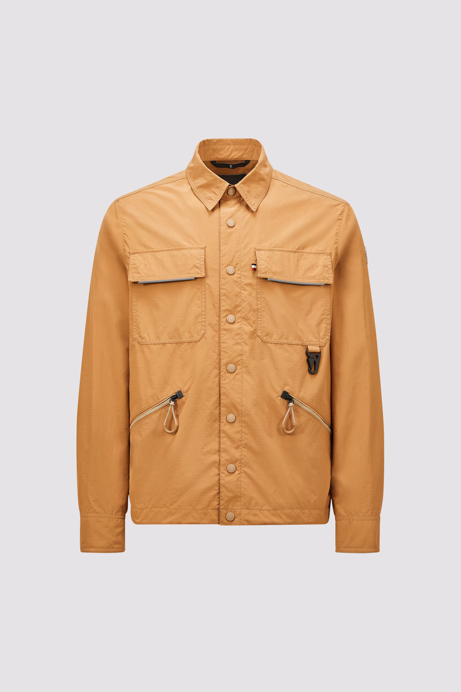 Zennor Shirt Jacket Men Ochre Orange Moncler 2